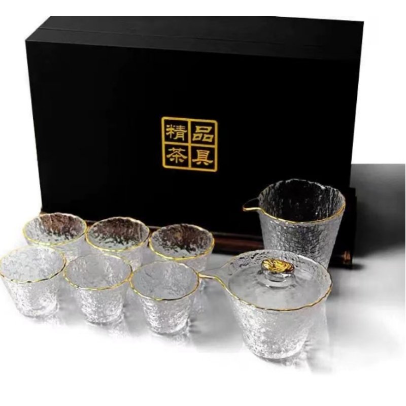 Elegant Crystal Glass Tea Set Of 8 For Adults Elegant Crystal Glass Tea Set Of 8 For Adults