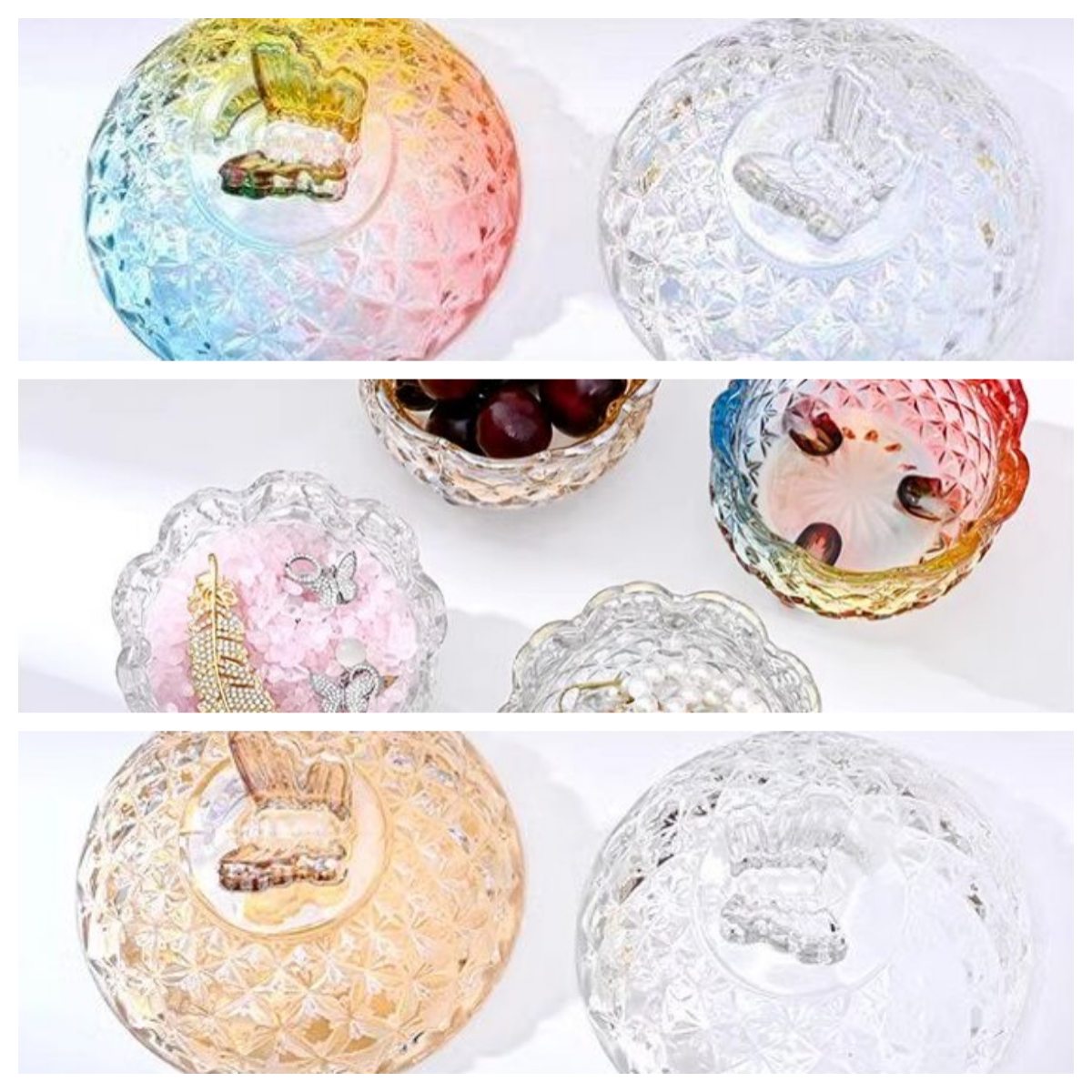 European Style Butterfly Glass Crystal Ideas For Candy Jars With Lids European Style Butterfly Glass Crystal Ideas For Candy Jars With Lids