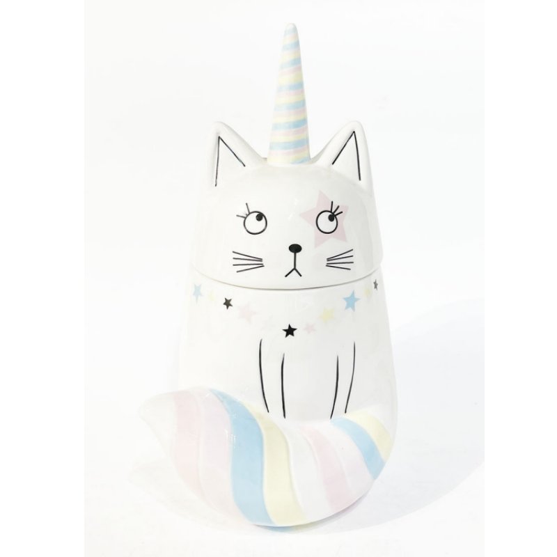 Funny Modern Cat-shaped Holiday Gift Candy Buffet Jars With Personalized Lids Funny Modern Cat-shaped Holiday Gift Candy Buffet Jars With Personalized Lids