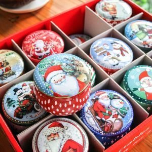 Funny Personalized Christmas Mini Cute Decorated Bulk Candy Jars For Dessert Table With Lids
