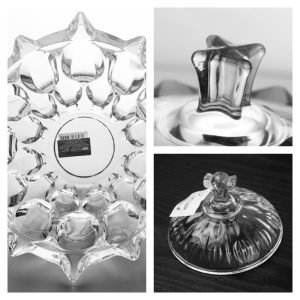 Large Crystal Glass Hard Fruit Candy Jar Display Gift Ideas With Lid For Party