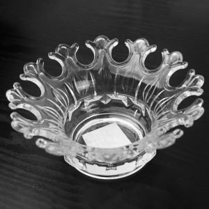 Large Personalized Funny Contour Relief Best Candy For Office Clear Glass Candy Jar Gift