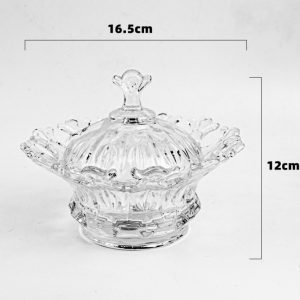 Large Personalized Funny Contour Relief Best Candy For Office Clear Glass Candy Jar Gift