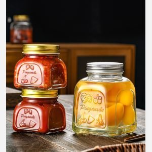 Multi-functional Personalized For Mason Candy In Glass Jars With Gold And Silver Lids