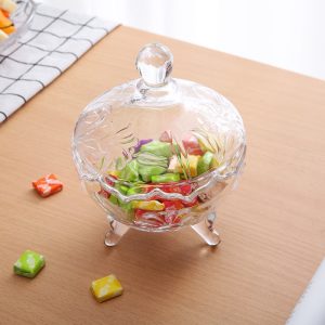 Personalized Triped M&m Best Candy For Clear Glass Candy Jar With Lid  For Office Desk