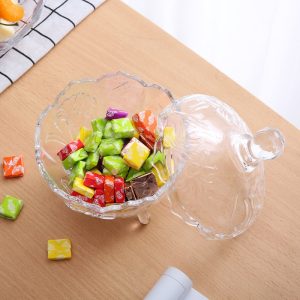 Personalized Triped M&m Best Candy For Clear Glass Candy Jar With Lid  For Office Desk