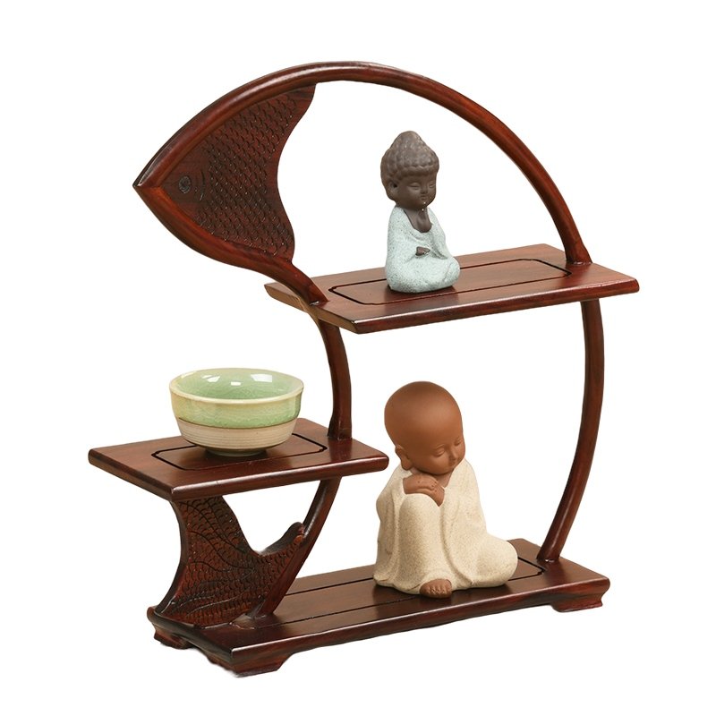 Rosewood Chinese Tea Set And Teapot Display Holder Stand Rosewood Chinese Tea Set And Teapot Display Holder Stand