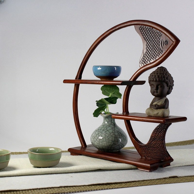 Rosewood Chinese Tea Set And Teapot Display Holder Stand Rosewood Chinese Tea Set And Teapot Display Holder Stand