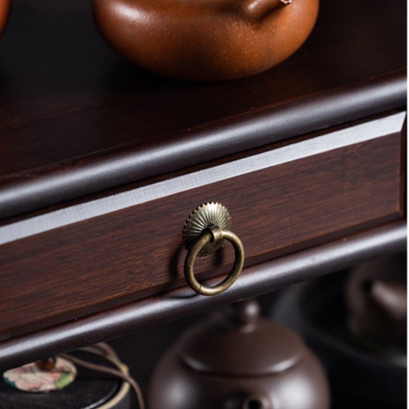 Drawer Creative Antique Wooden Tea Cup Display Stand And Tea Shelf Drawer Creative Antique Wooden Tea Cup Display Stand And Tea Shelf