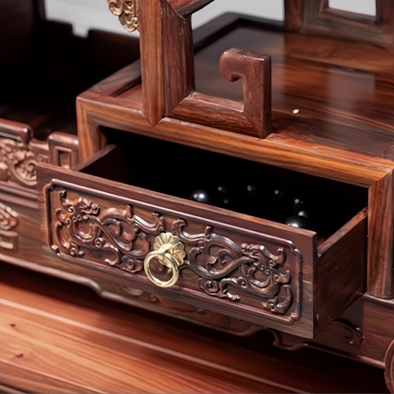 Traditional Chinese Redwood Solid Wood Tea Cup And Saucer Display Stand Shelf Traditional Chinese Redwood Solid Wood Tea Cup And Saucer Display Stand Shelf