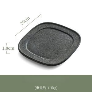 Black Stone Chinese Retro Tea Boat