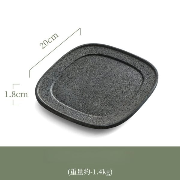 Black Stone Chinese Retro Tea Boat