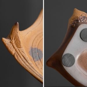 Sauce Glaze Clay Pottery Retro Tea Boat