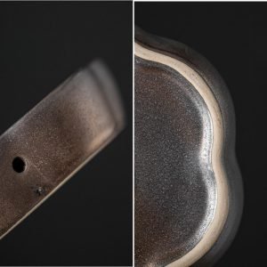 Handcrafted Ceramic Lotus Theme Chinese Style Tea Boat