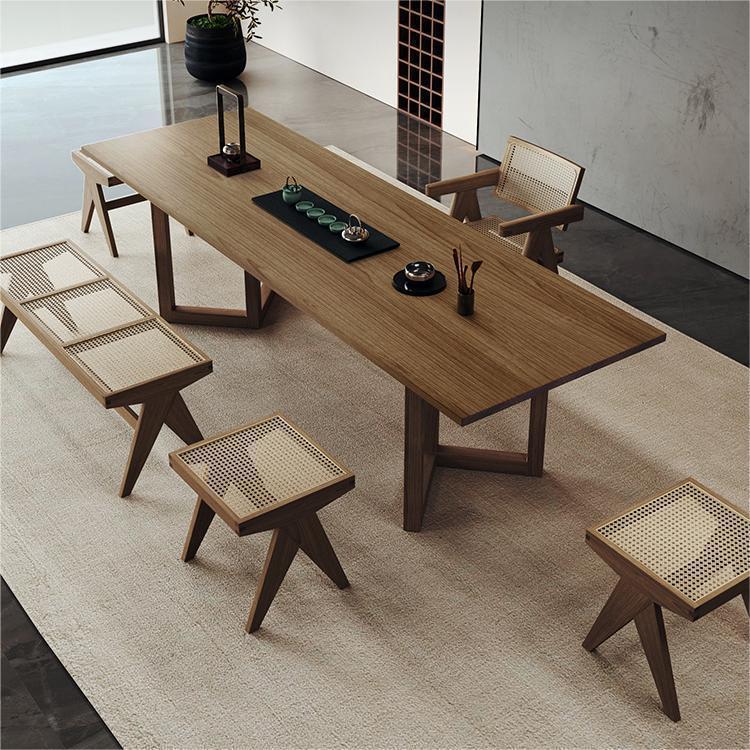 Chinese Solid Wood Wabi-sabi Tea Table Furniture With Water Storage Chinese Solid Wood Wabi-sabi Tea Table Furniture With Water Storage