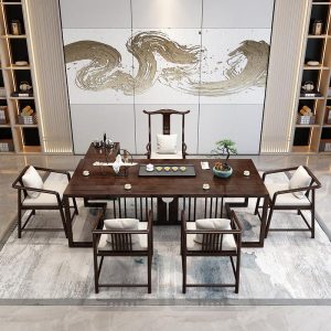 Traditional Chinese Solid Wood Kungfu Tea Ceremony Table Furniture