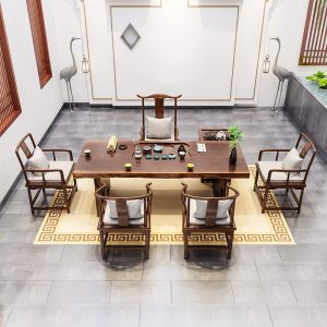 Antique Chinese Solid Wood Zen Kungfu Tea Ceremony Table Furniture