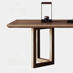 Chinese Solid Wood Wabi-sabi Tea Table Furniture With Water Storage