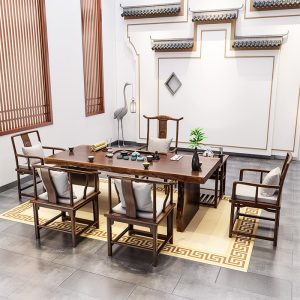 Antique Chinese Solid Wood Zen Kungfu Tea Ceremony Table Furniture