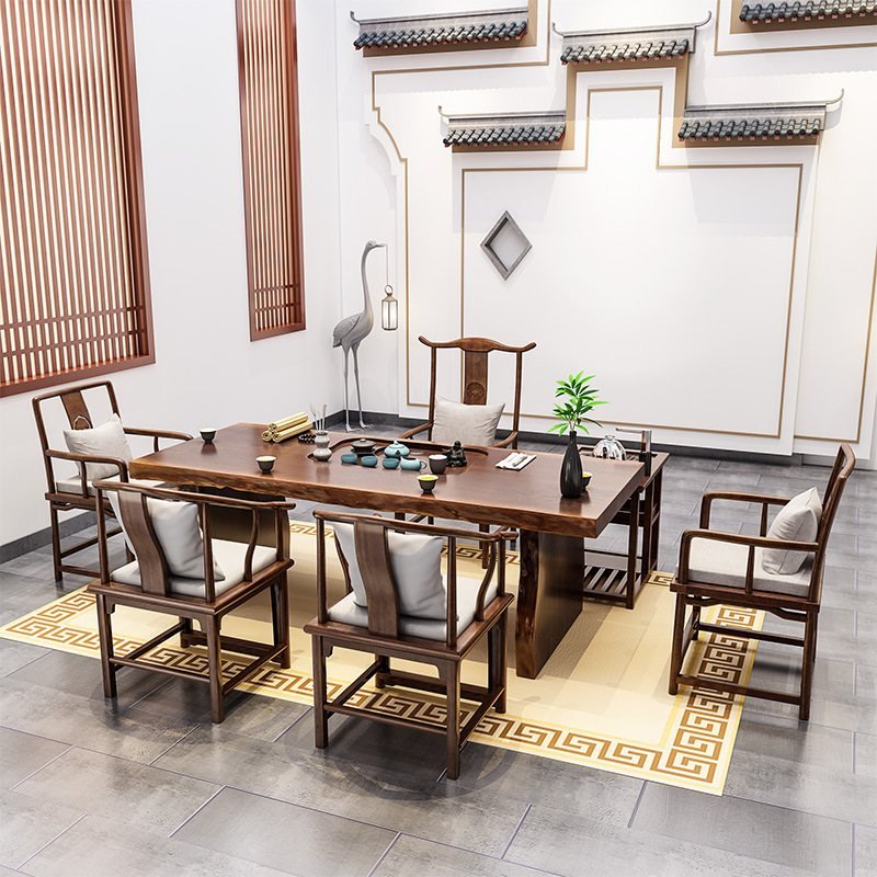 Antique Chinese Solid Wood Zen Kungfu Tea Ceremony Table Furniture Antique Chinese Solid Wood Zen Kungfu Tea Ceremony Table Furniture