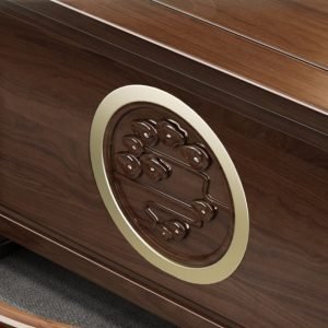 Antique Chinese Solid Wood Gongfu Tea Table Set With Water Drains