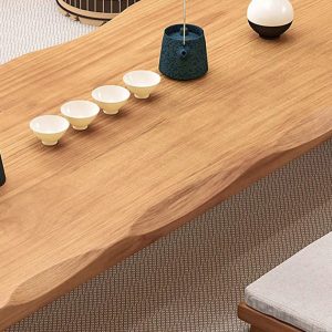 Traditional Japanese Style Tatami Solid Wood Tea Ceremony Table