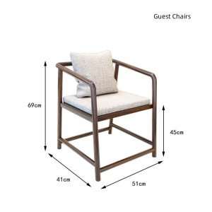 Modern Chinese Log Wood Simplified Gongfu Tea Table Furniture