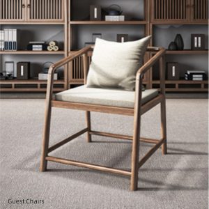 Modern Chinese Solid Sood Gongfu Tea Table Set With Chairs