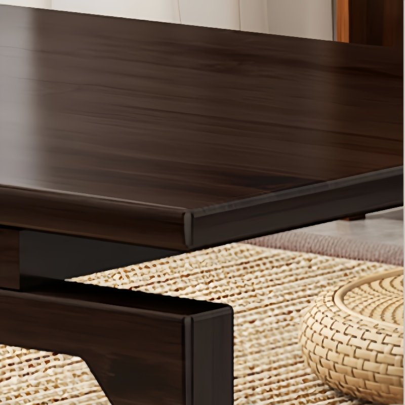 Traditional Round Japanese Low Floor Tea Table Set Traditional Round Japanese Low Floor Tea Table Set