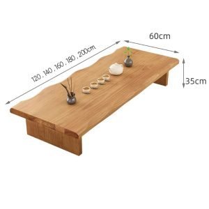 Traditional Japanese Style Tatami Solid Wood Tea Ceremony Table