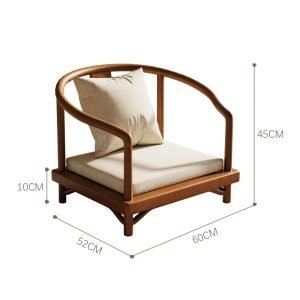 Modern Japanese Style Solid Wood Tea Ceremony Table Set