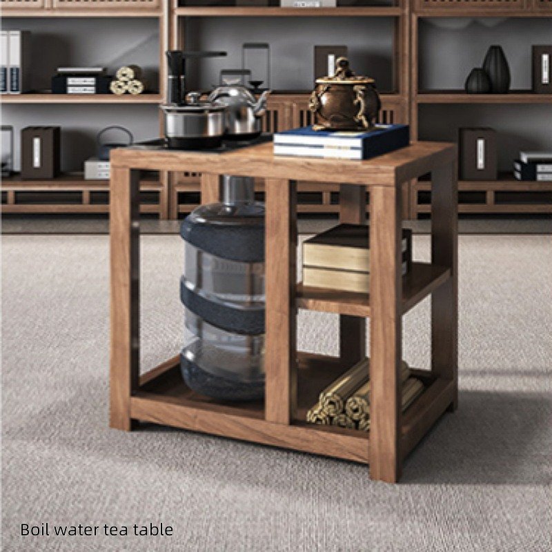 Modern Chinese Solid Sood Gongfu Tea Table Set With Chairs Modern Chinese Solid Sood Gongfu Tea Table Set With Chairs