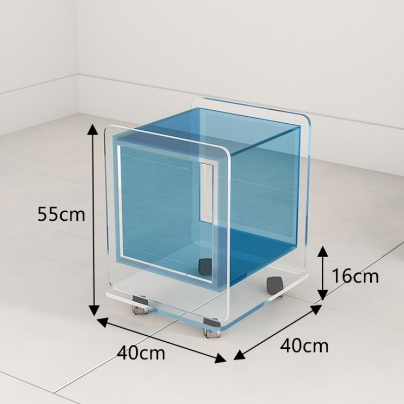 Modern Chinese Acrylic Rock Slab Floating Tea Service Table With Chairs Modern Chinese Acrylic Rock Slab Floating Tea Service Table With Chairs