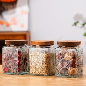 Unique Glass Mason Jar For Candy Dispenser Table Gift Display With Lid