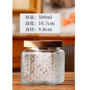 Unique Glass Mason Jar For Candy Dispenser Table Gift Display With Lid