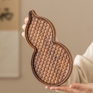 Chinese Woven Bamboo Tray For Serving Afternoon Tea
