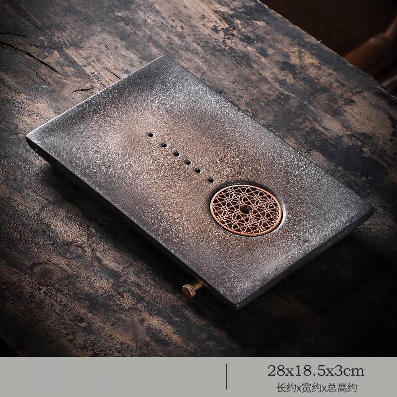 Japanese Handmade Retro Gongfu Tea Tray Japanese Handmade Retro Gongfu Tea Tray