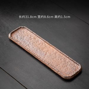 Vintage Chinese Style Ceramic Gongfu Tea Tray For Serving Tea