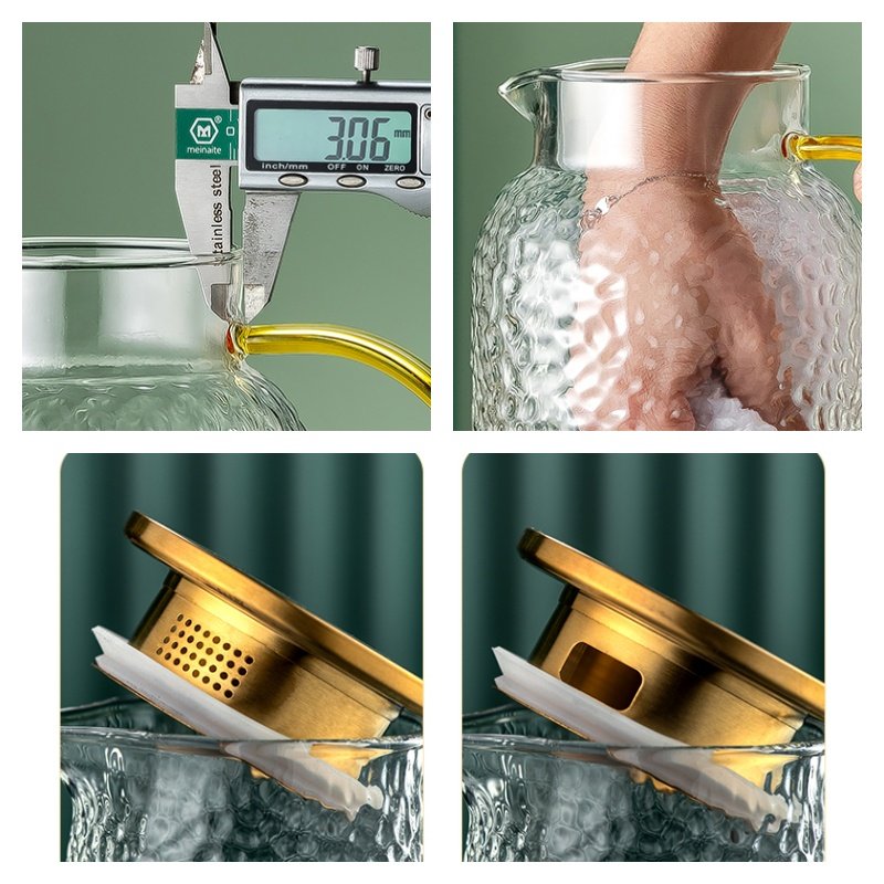 0.5 Gallon Hammered Transparent Vintage Glass Sun Tea Container Mason Jar With Stainless Steel Lid 0.5 Gallon Hammered Transparent Vintage Glass Sun Tea Container Mason Jar With Stainless Steel Lid