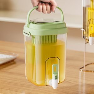 0.5 Gallon Pet Plastic Camping Iced Sun Tea Container Jars With Abs Infuser And Spigot