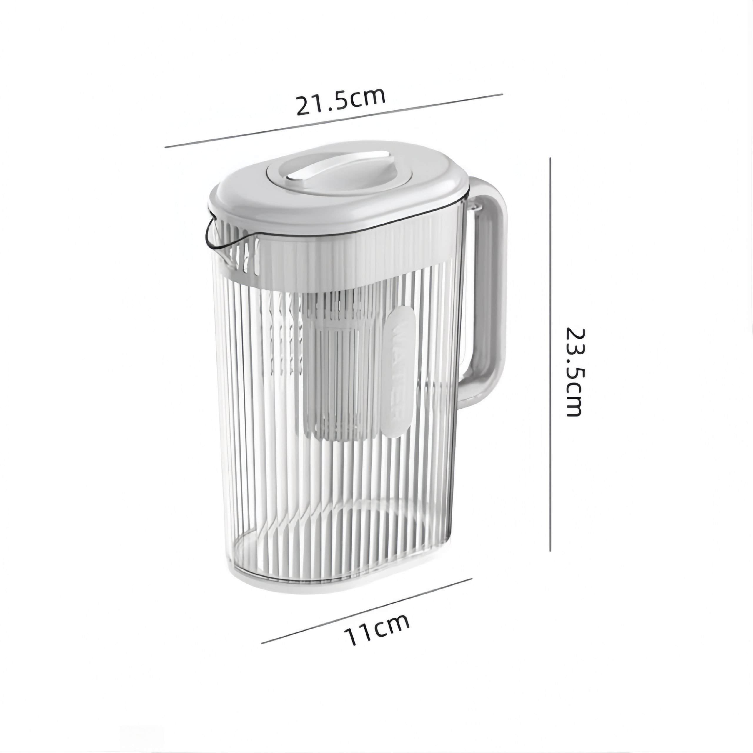 0.5 Gallon Pet Plastic White And Yellow Vintage Sun Tea Pitcher Jar Set With Handle And Spout 0.5 Gallon Pet Plastic White And Yellow Vintage Sun Tea Pitcher Jar Set With Handle And Spout