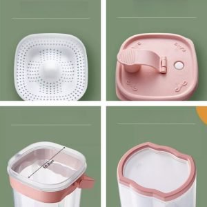 0.5 Gallon Pink Grey And Green Pp Plastic Portable Iced Sun Tea Bottle Pitchers Without Spigot