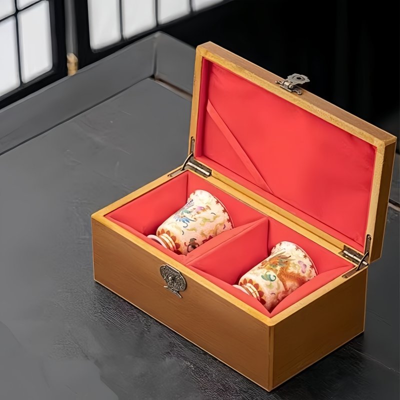 Enamel Color Technique Gilded Dragon And Phoenix Pattern Porcelain Tea Cups Set Enamel Color Technique Gilded Dragon And Phoenix Pattern Porcelain Tea Cups Set