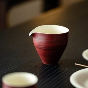 Anique Wabi-sabi Style White Slip With Hawthorn Red Cha Hai Gongfu Tea Accessories