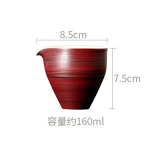 Anique Wabi-sabi Style White Slip With Hawthorn Red Cha Hai Gongfu Tea Accessories