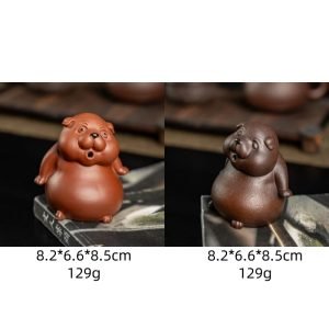 Antique Cute Fortune Dog Purple Clay Traditional Chinese Tea Ceremony Tea Pet