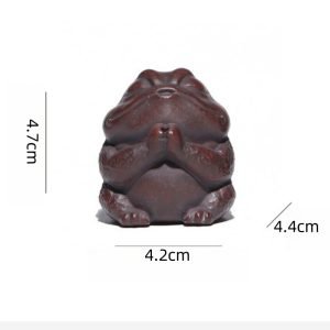 Antique Lucky Frog Tea Pet Purple Clay In Chinese Gongfu Tea Accessories For Good Meanig