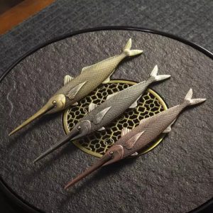 Best Fish Shaped Vintage Alloy Puerh Tea Ceremonial Needle For Sale