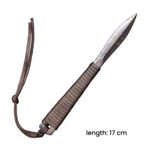 Best Handcrafted Damascus Steel Pu-erh Tea Ceremony Knife With Weaved Rope