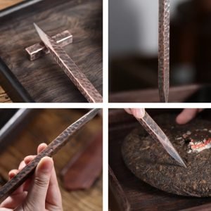 Best Traditional Handcrafted Purple Copper Vintage Tea Ceremony Knife
